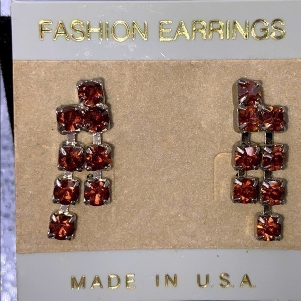 💥 GEMSTONE DANGLE EARRINGS